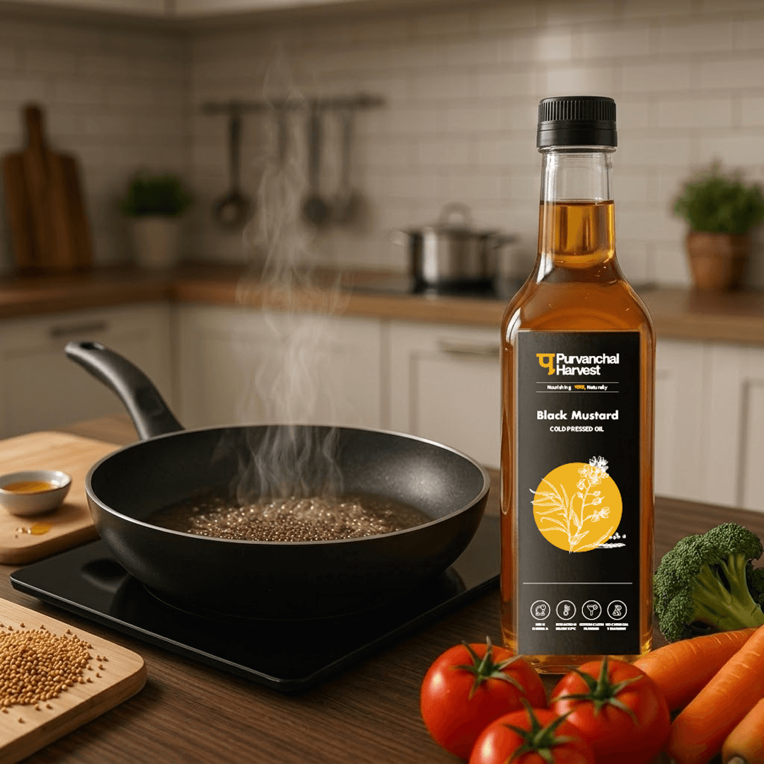 Wood Pressed Black Mustard Oil - Image 2